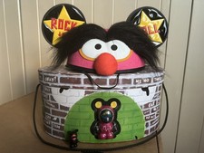 Disney Vinylmation Muppets ANIMAL Mouse Ear Hat Box  + 3" Dr Teeth & Jr. Figure