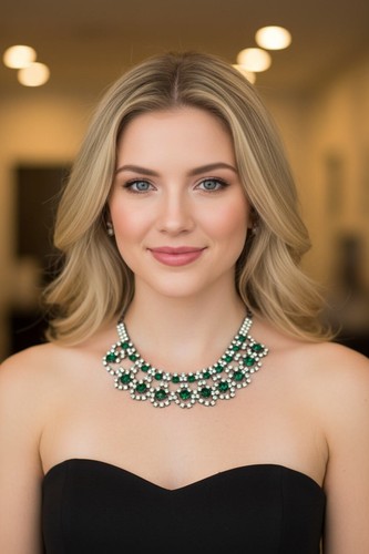 Vintage style emerald - style, green