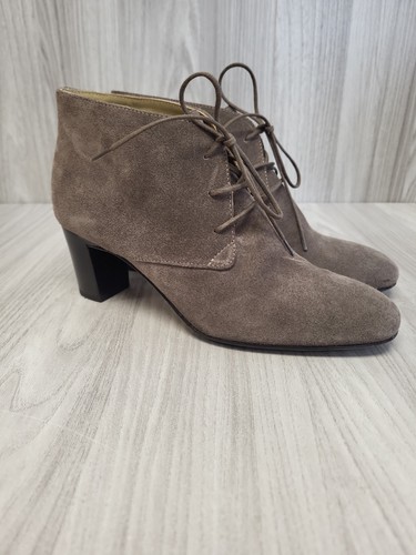 Hobbs taupe grey suede ankle - grey,