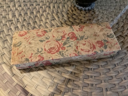 Vintage fabric glove box