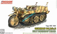 FREEDOM 16001 1/16 WW.II German Sd.kfz.2 Ketten Kraftrad Model Kit