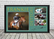 Frankie Dettori Signed Photo Print Poster Autographed Jockey Memorabilia