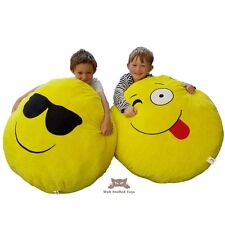 Emoji Cushions Huge Super Giant Extra Large 75cm 30" PMSL SHADES HEART GOOFY