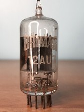 Brimar 12AU7 ECC82 Long Plate Side Getter Valve/Vacuum Tube Tested (#24)