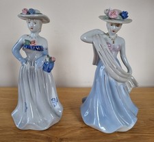 Pair of vintage porcelain