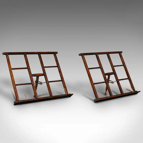 Pair antique duet - pair, stands