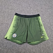Manchester City Nike Shorts Mens Large Green Vaporknit Player Issue Soccer