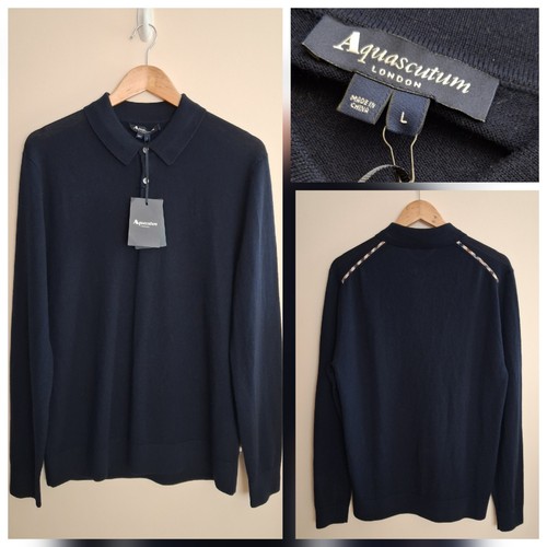 Bnwt aquascutum size navy - size, l