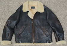VINTAGE AVIATION CO B3 FLYING SHEEPSKIN LEATHER JACKET - XXXL -  SUPERB QUALITY