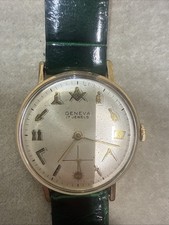 Geneva Masonic Dial Vintage