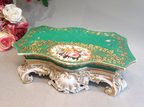 Antique french porcelain clock - antique,