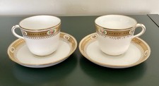 Pair of Minton Porcelain Cup &