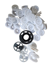 78 pcs Set of Mixed Plastic Spools – Large, Medium and Small Sizes