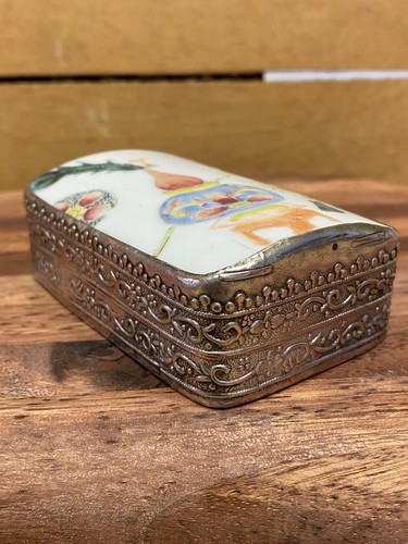 Vintage chinese trinket box - vintage,