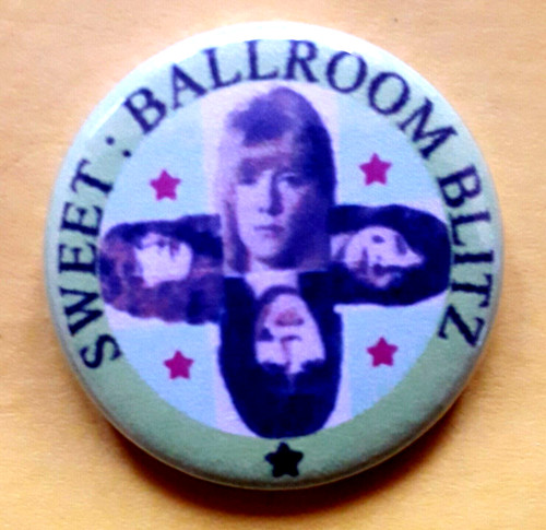 25mm badge glam rock band - glam,