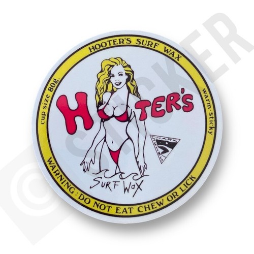 1980s hooters surf wax premium - 1980s,