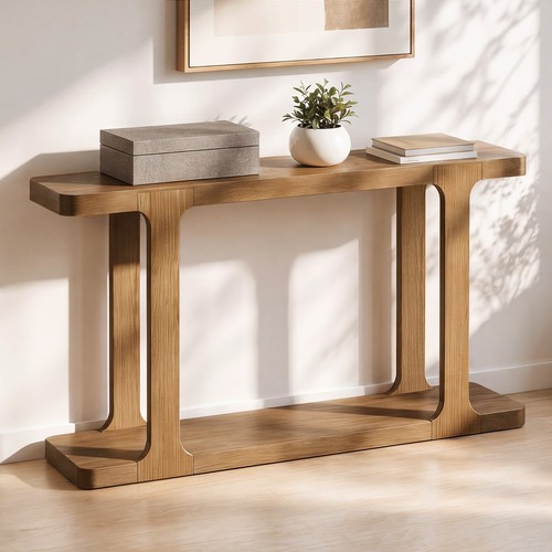 Modern entryway console table - modern,
