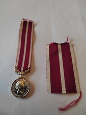 British Meritorious Service Medal Miniature Medal with Ribbon