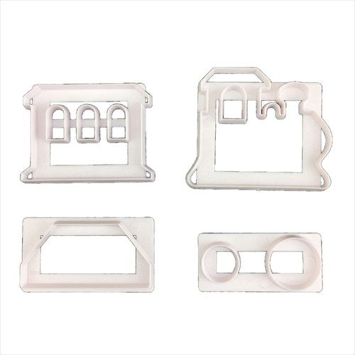 Train shaped silicone hand - train,