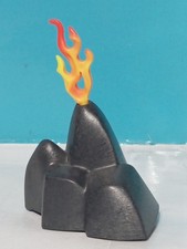 PLAYMOBIL ROCK WITH FLAME OF
