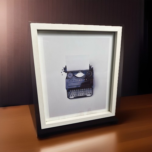 Vintage typewriter poster - typewriter,