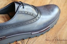 Berluti Burnished Navy Leather