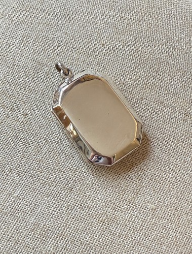 Large hallmarked rectangle - large, 925