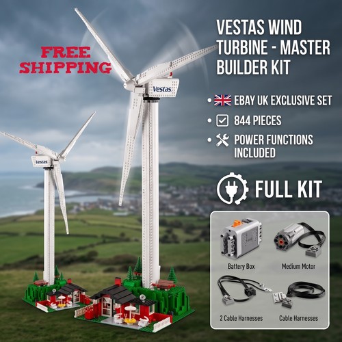 Vestas wind turbine motorised - wind,