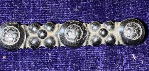 Victorian whitby jet bar - victorian,