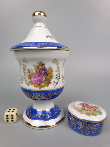 Limoges jar pot box - jar, &