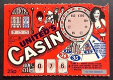 Manchester United Vintage 1980’s Scratch Card