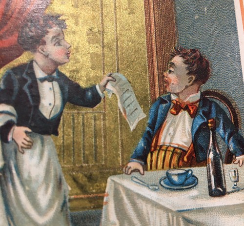 Antique 1880s french ephemera - 1880s,