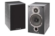 Wharfedale Diamond 9.0 Black Compact Bookshelf Speakers with Powerful Sound