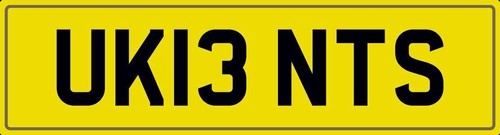 Kent number plate - u, kents