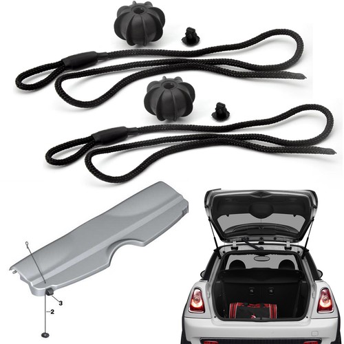 2pc parcel shelf - string, strap