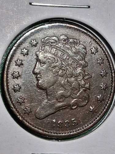 1835 classichead half cent - 1835-p,