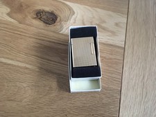 S T  DuPont Rolled Gold LIGNE 1 LIGHTER