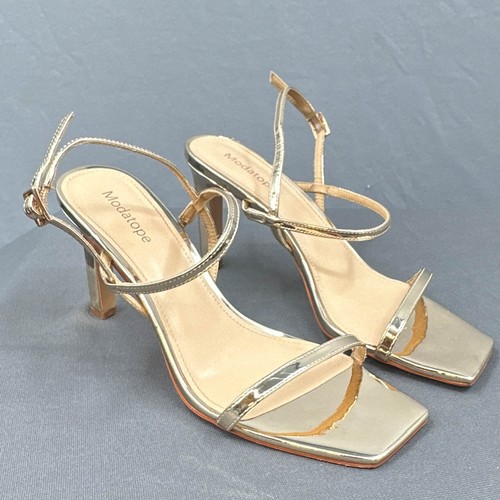 Modatope heels golden - modatope,