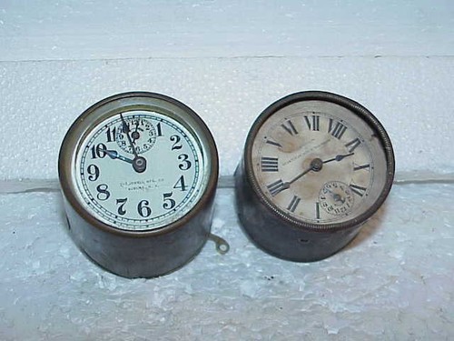 Antique heat regulator clock - heat,