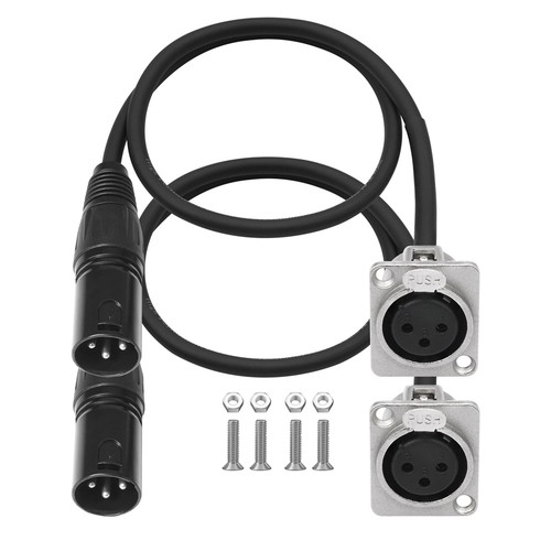 Xlr pass through cable - xlr,