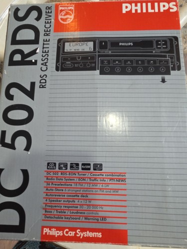 Vintage philips 502 rds car - vintage, dc