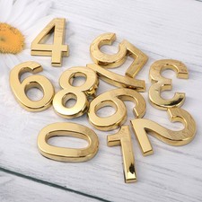 10Pcs Silver Number Sign Self