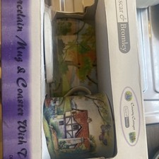 Porcelain Mug&coaster With Tray Set