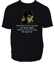 Bruce Lee Mens Martial Arts T-Shirt MMA Boxing Enter The Dragon S-3XL