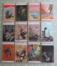 AGATHA CHRISTIE VINTAGE FONTANA PAPERBACK COLLECTION / JOB LOT X 12