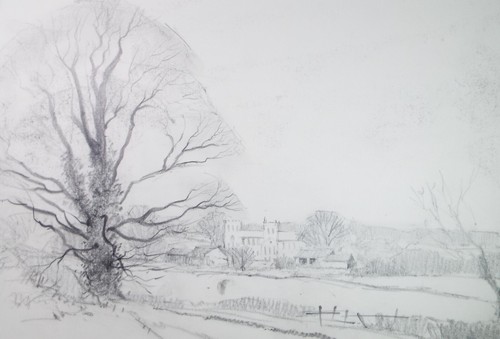 Original pencil drawing - original,
