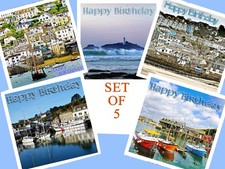 Cornish Towns Birthday Card