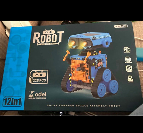 Model diy solar robot - model,