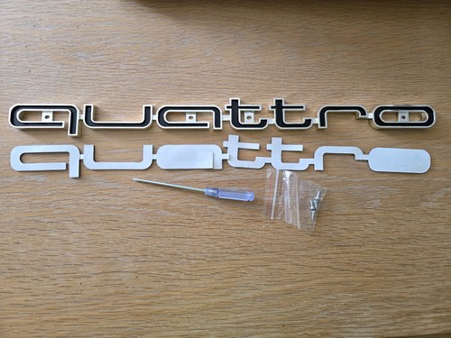 Audi quattro badge - audi, badge,