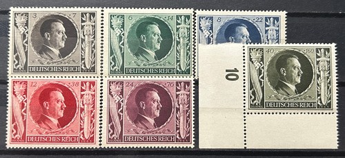 German reich 1943 set - german, 6